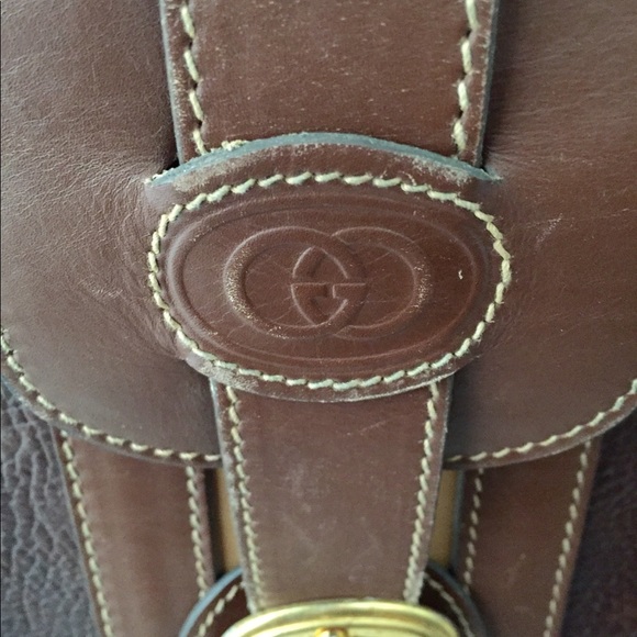 Gucci leather suitcases set circa 1985. - Picture 4 of 4